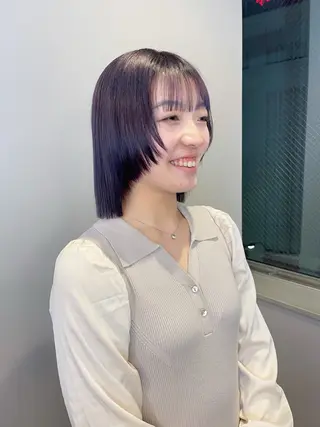 ミディアム カラー 透明感カラー/艶髪/ エクステ/HIROのヘアスタイル