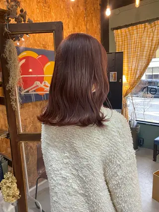 ミディアム カラー パーマ ヘアアレンジ メンズ キッズ ネイル マツエク・マツパ アイブロウ chapter問屋町 💘小室明華のヘアスタイル