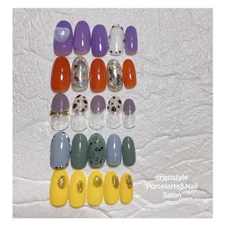 ミディアム ネイル 👑enen style👑のネイルデザイン