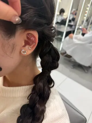 ヘアセット🎀耳つぼ 👂💎MONAMIのヘアスタイル