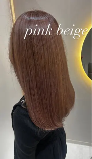 セミロング カラー 🫧赤み消しカラー nanami🫧のヘアスタイル