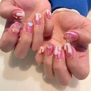 ネイル 新井 ひなののネイルデザイン