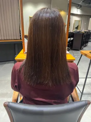 セミロング さとう りせのヘアスタイル
