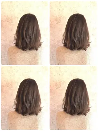 ミディアム due hair 京都駅前店 MILBON オージュア認定サロン【デューヘアー】所属・ハイトーンブリーチ 土坂　由志【京都】のヘアスタイル