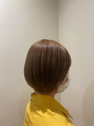 カラー 森田翔斗 顔周りレイヤーのヘアスタイル