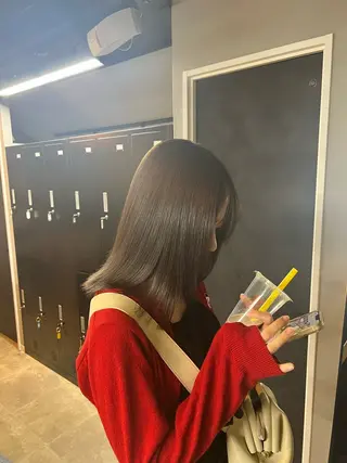 ミディアム カラー est hair mar所属・艶カラー/ツイスパ/ 無造作パーマ　久保のヘアスタイル