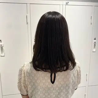 ミディアム カットカラーパーマ 募集／Otohaのヘアスタイル