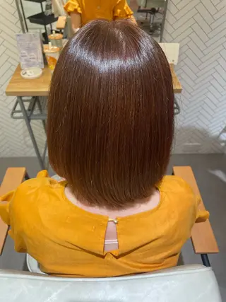 カラー 有田 虹美　艶カラー✨のヘアスタイル