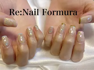 ミディアム Re:Nail Formula所属・kido chieのネイルデザイン