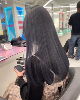 ロング miku/ラベンダー 透明感カラー🪻❤︎のヘアスタイル