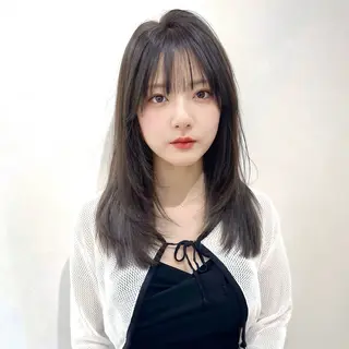 ミディアム カラー ヘアアレンジ 顔まわり職人🇰🇷 韓国ヘア/KAITOのヘアスタイル