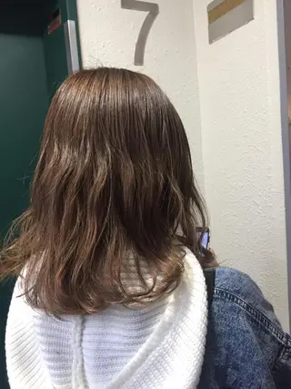 ミディアム カラー 💘透明感カラー💘 沖本 将宏のヘアスタイル