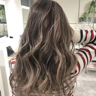 ミディアム カラー JILBLAN京都 ショート/ハイライトのヘアスタイル