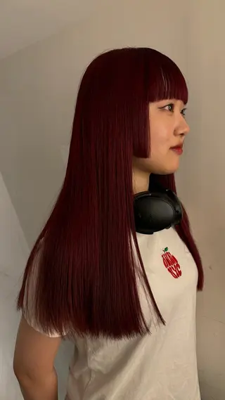 ロング カラー ヘアアレンジ marino マリノのヘアスタイル