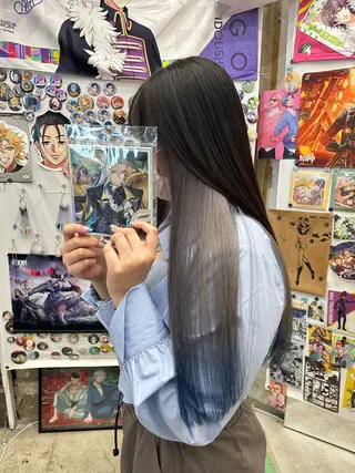 ロング カラー あらげ 🌈推しカラー🌈ᵕのヘアスタイル
