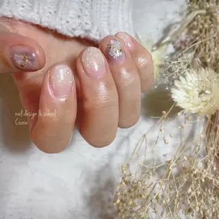 ショート ネイル Cuore谷岡紗妃/ 宮崎台のネイルデザイン