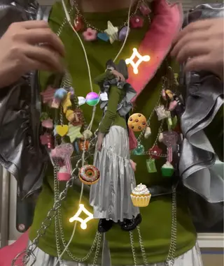 ミディアム カラー 岡山ハイトーン・ ルーツカラー/こもものヘアスタイル