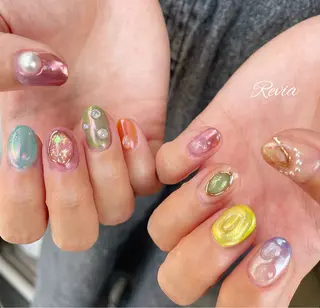 ネイル revia所属・ERI Nailistのネイルデザイン