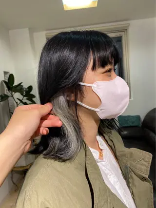 ミディアム カラー ナナナパレナ所属・NARUSE✂︎ カラースペシャリストのヘアスタイル