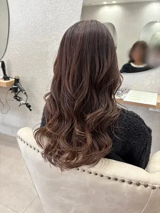 ロング 透明感カラー⭐️🌈 野村玲美のヘアスタイル