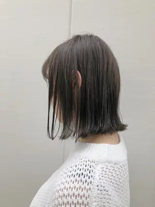 ショート カラー ノグチ ユウキ/ボブのヘアスタイル