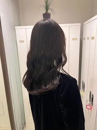 セミロング ぷつっとボブ/ちゅる ピンク/mika☆のヘアスタイル