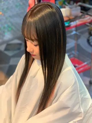 ロング カラー haco+所属・🌈派手髪エクステ ブレイズ🌈ひろとのヘアスタイル