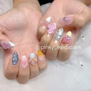 ネイル ピンキー 池田公園店のネイルデザイン