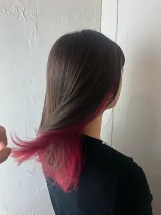 セミロング カラー エクステ/髪質改善/ rita/フルヤマのヘアスタイル