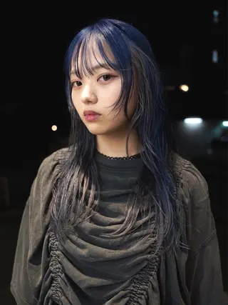 ロング カラー デザイン/レイヤー Kaito🐩/栄のヘアスタイル