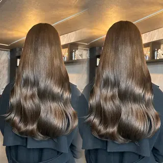 ロング カラー ainya/心斎橋 /ハイトーン/カラーのヘアスタイル