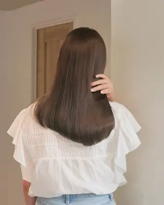 セミロング カラー ⚜️髪質改善/艶髪 カラー⚜️/ goのヘアスタイル
