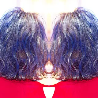 ショート カラー パーマ 及川シゲル 髪質改善講師のヘアスタイル