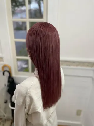 ロング カラー 前原 真人のヘアスタイル