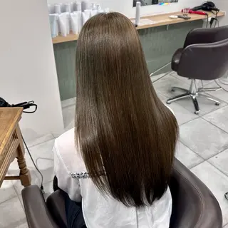 セミロング カラー ブリーチなし/レイヤ ー特化🌈Tommyのヘアスタイル