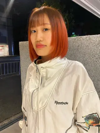 ミディアム レイヤーカット/ ダブルカラーサクライのヘアスタイル