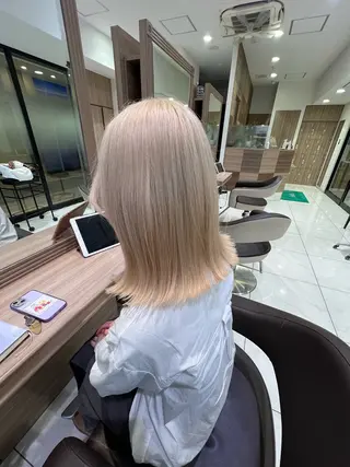 ロング カラー ブリーチ/デザイン 💎ryuyaのヘアスタイル