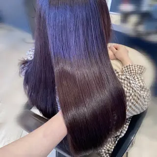 ロング カラー Kurumi🩶銀座 ラベンダーカラー🎀のヘアスタイル