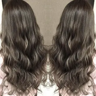 ロング カラー 井上 一平のヘアスタイル