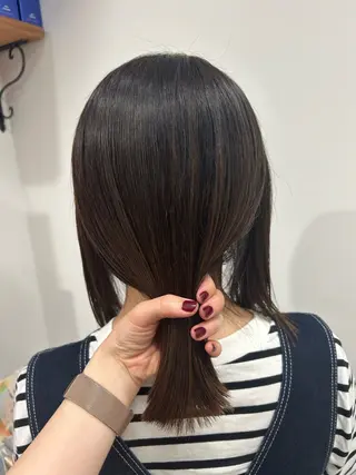 ミディアム hana _のヘアスタイル