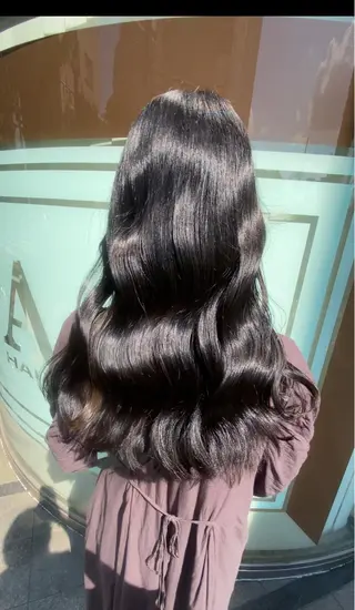 ロング カラー レイヤー×韓国 🇰🇷鈴木啓太のヘアスタイル