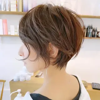 ショート 表参道/大人ショート カットモデル募集⭐︎のヘアスタイル