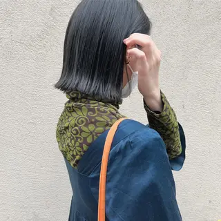 ミディアム 義本 風佳のヘアスタイル