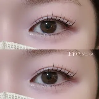 マツエク・マツパ 塩入ひろの、韓国ヘア 梅田/束感まつ毛のヘアスタイル