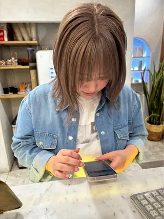 ミディアム Kyeco大宮所属・足立 愛菜のヘアスタイル