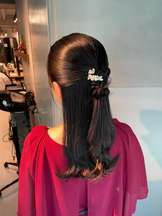 ヘアアレンジ charm《銀座》 ヘアセット/縮毛矯正のヘアスタイル