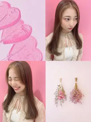 ミディアム カラー EMANON新宿東口所属・新宿駅近♡個室 ♡関口三都季🌜のヘアスタイル