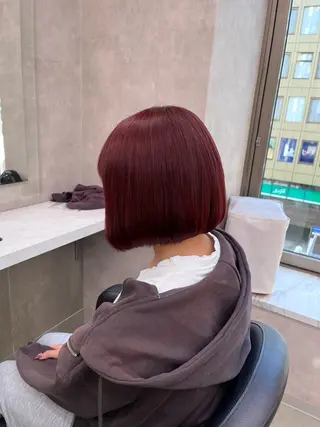 カラー 🥀韓流暖色ヘア 🥀yuzukiのヘアスタイル