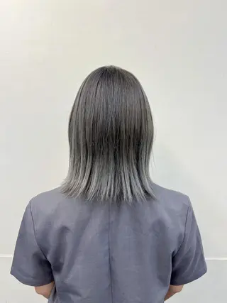 カラー セミロング インヘアー/美容院 /下伊福店/成田陸のヘアスタイル