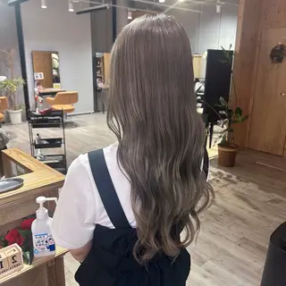 ロング カラー 髪質改善 🫧‪しろがねのヘアスタイル